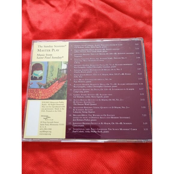 The Sunday Sessions CD - Master Play Music From Saint Paul Sunday - Picture 2 of 7